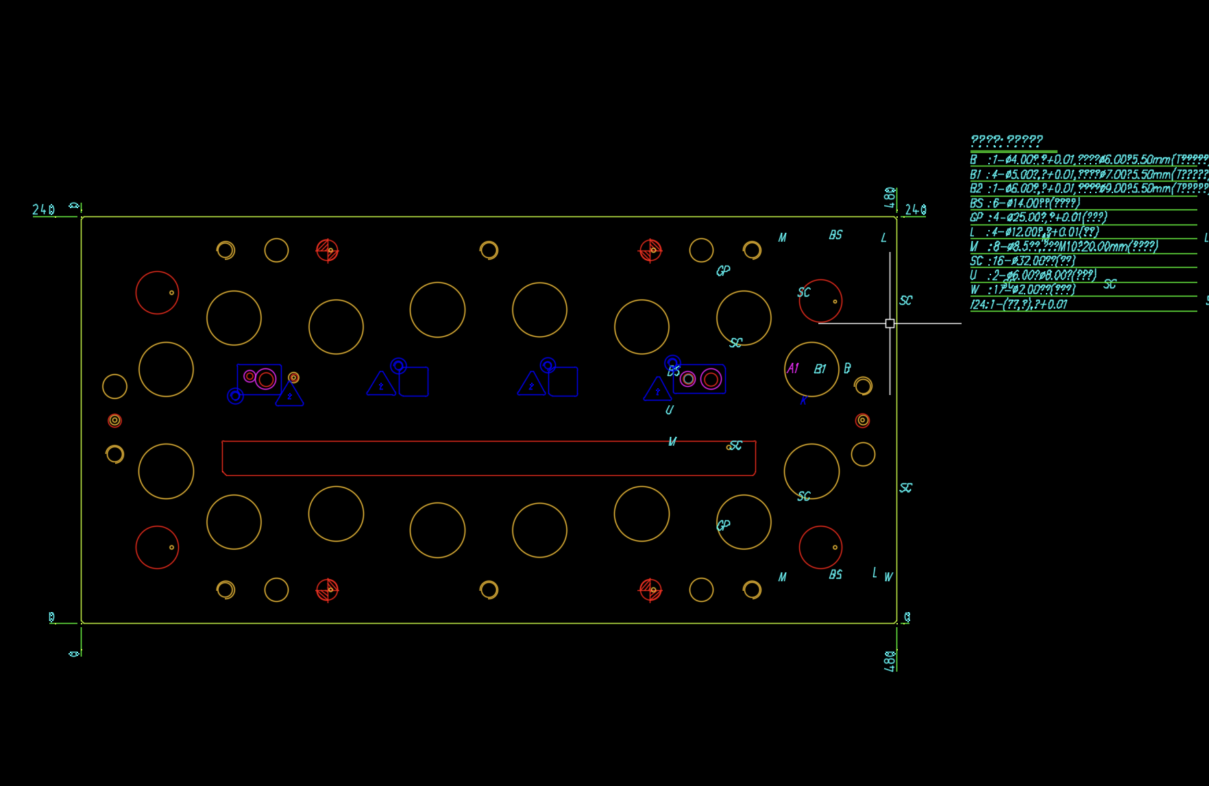 不锈钢铰链支架冲孔打凸冲压模具图